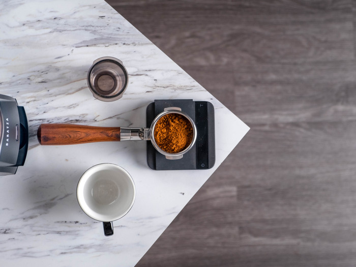 Baratza Encore ESP Zwart product in gebruik
