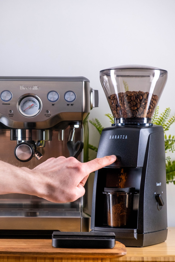 Baratza Encore ESP Zwart product in gebruik