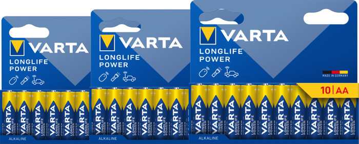 Varta Longlife Power AA Pack 30 stuks Main Image