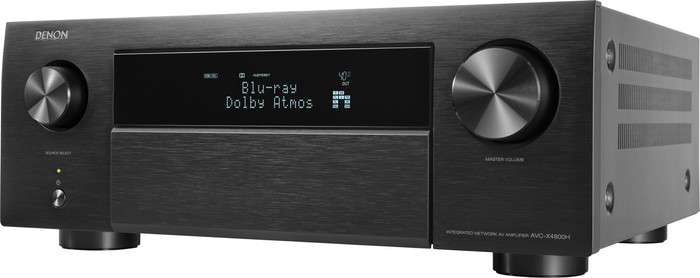 Denon AVC-X4800H Zwart linkerkant