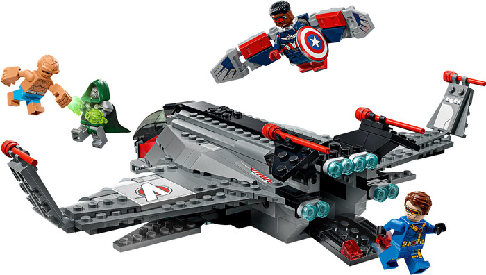 LEGO Marvel Avengers: Doomsday Quinjet 76347 product in gebruik