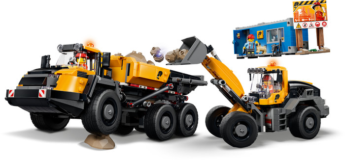 LEGO City Kiepwagen en voorlader 60494 detail