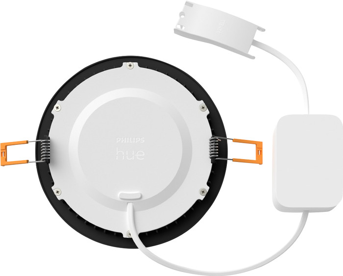 Philips Hue Recessed Spot Light Slim - White and Color 170mm - Black detail