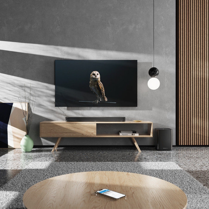 Sennheiser Ambeo Soundbar Plus product in gebruik