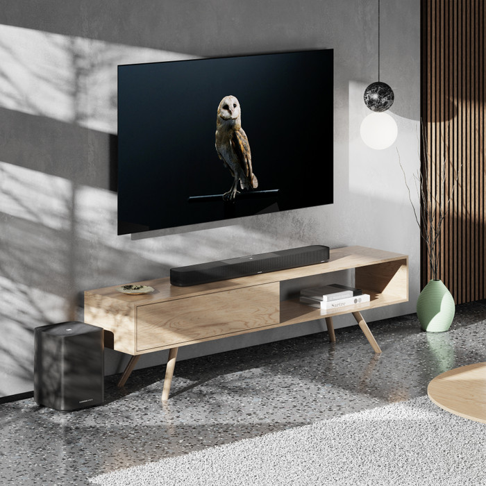 Sennheiser Ambeo Soundbar Plus product in gebruik