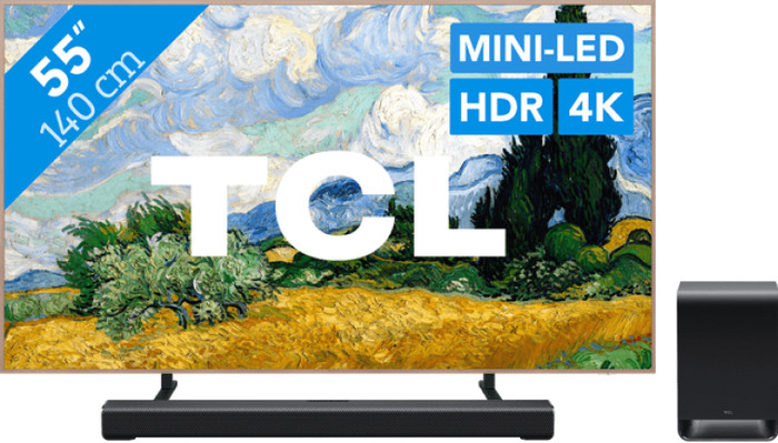 TCL QD Mini-led 55" A400 Pro (2026) + TCL S60K Main Image