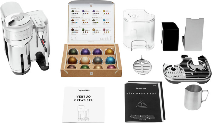 Sage Nespresso Vertuo Creatista SVE850BSS4EBL1 Brushed Stainless Steel null