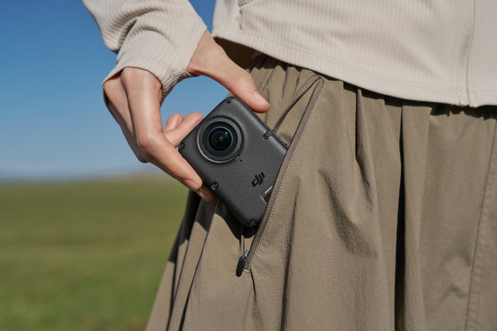 DJI Osmo 360 II Adventure Combo product in gebruik