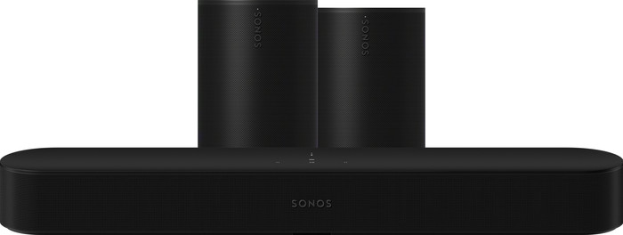 Sonos Beam Gen2 Zwart + 2x Era 100 Zwart Main Image