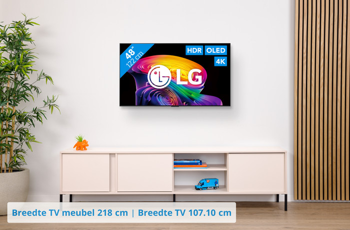 LG OLED EVO 48" C6 (2026) visual Coolblue 1