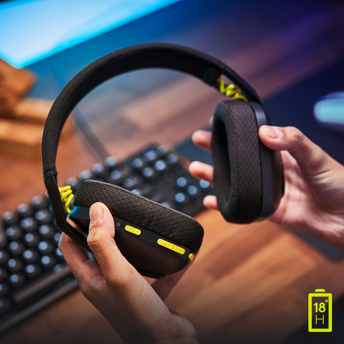 Logitech G435 LIGHTSPEED Wireless Gaming Headset Zwart null
