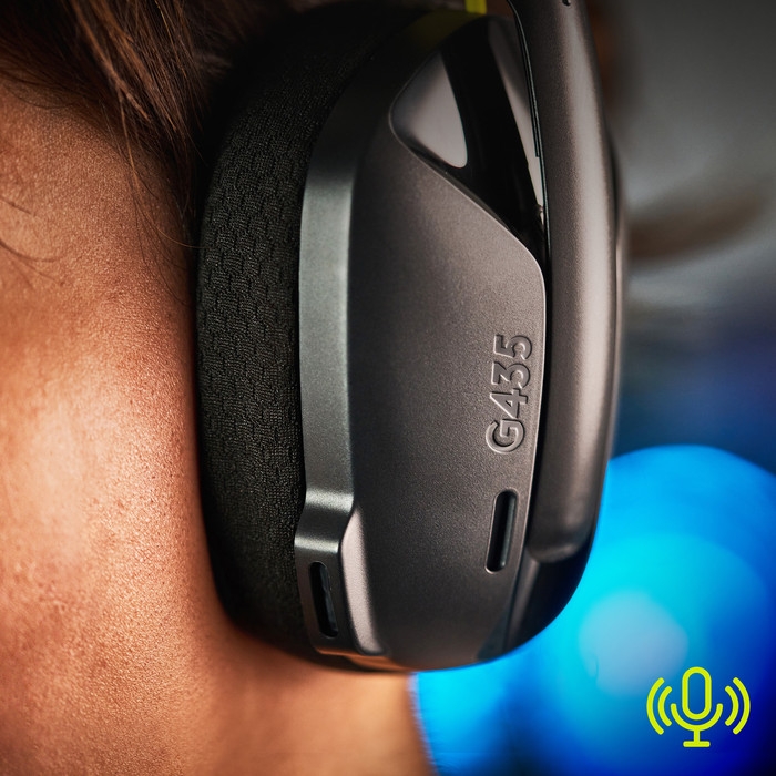 Logitech G435 LIGHTSPEED Wireless Gaming Headset Zwart null
