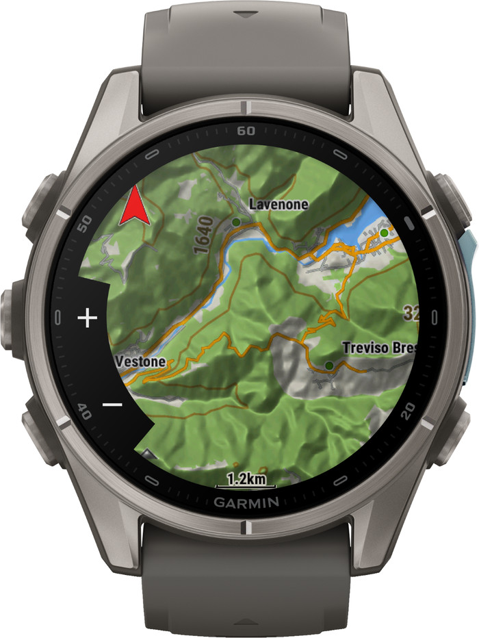 Garmin Fenix 9 Grijs 43mm voorkant