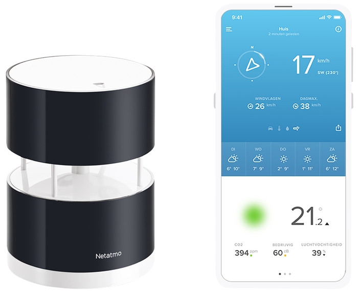 Netatmo Slimme Windmeter null