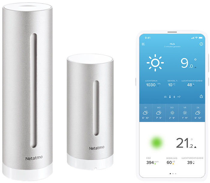 Netatmo Slim Weerstation visual leverancier