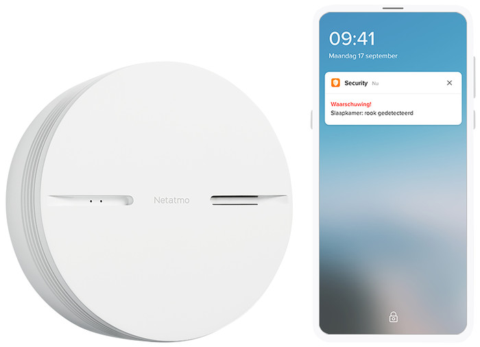 Netatmo Slimme Rookmelder (10 jaar) 5-Pack voorkant