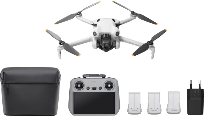 DJI Mini 4 Pro Fly More Combo + BlueBuilt Oplader Main Image