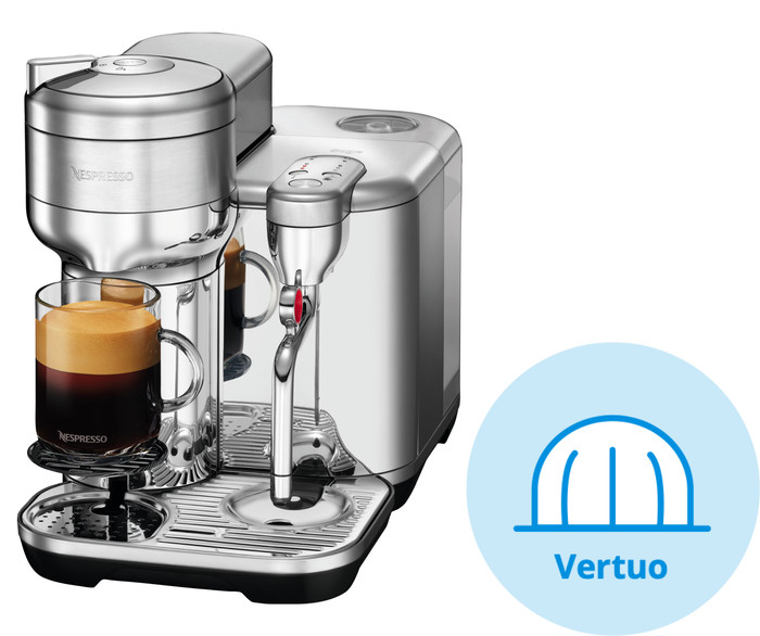 Sage Nespresso Vertuo Creatista SVE850BSS4EBL1 Brushed Stainless Steel Main Image