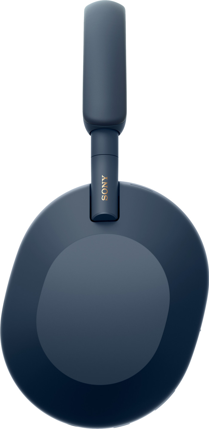 Sony WH-1000XM5 Blauw + BlueBuilt Quick Charge Oplader met Usb A Poort 18W Zwart null