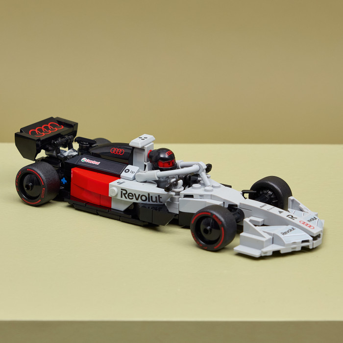 LEGO Speed Champions Audi Revolut F1 Race Car 77259 product in use