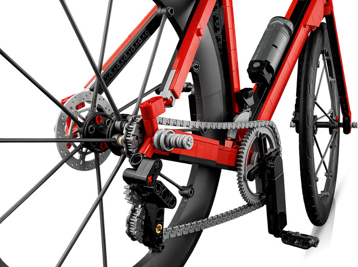 LEGO Icons Racefiets 11380 detail