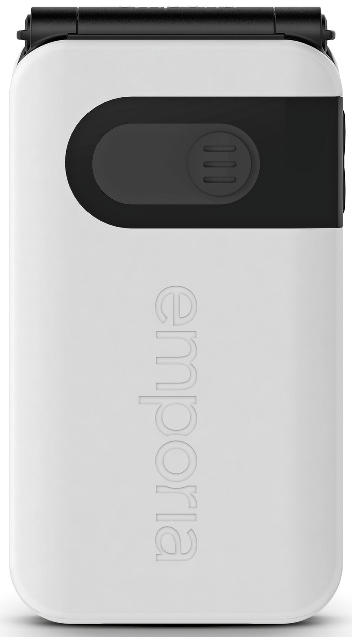 Emporia Simplicity Glam Senioren Telefoon Wit achterkant