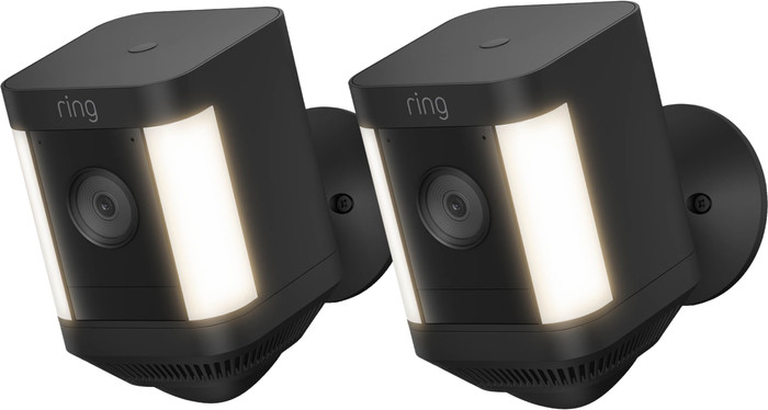 Ring Spotlight Cam Plus - Battery - Zwart - 2-pack Main Image
