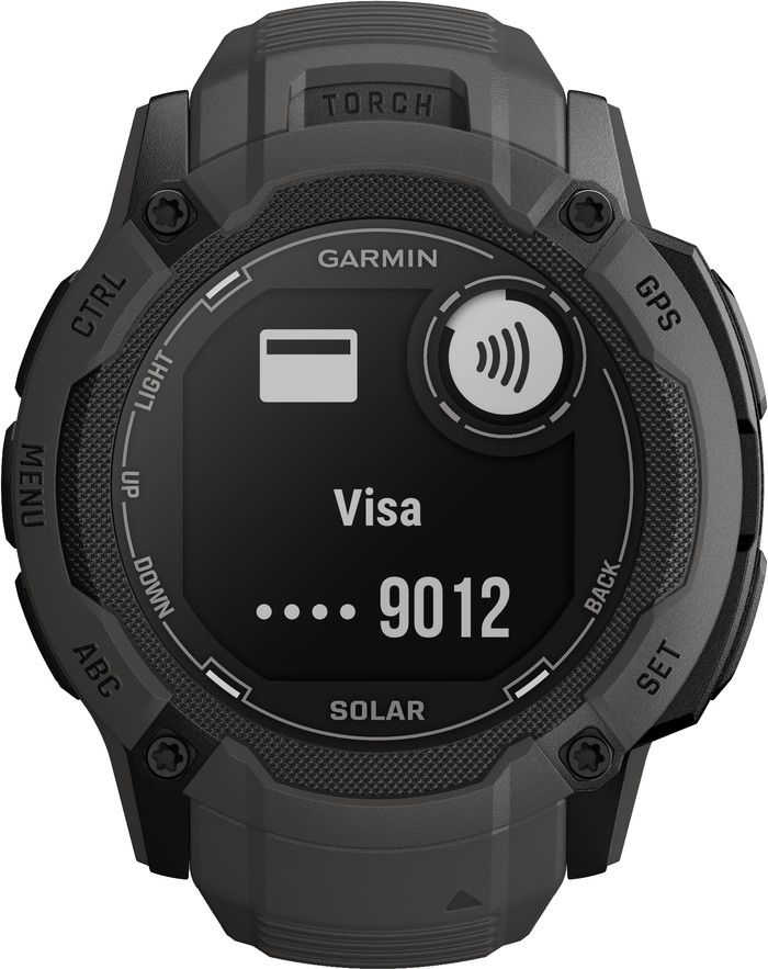 Garmin Instinct 2X Solar Graphite front