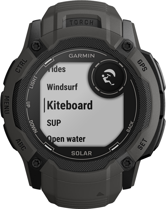 Garmin Instinct 2X Solar Graphite front