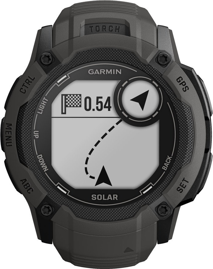 Garmin Instinct 2X Solar Graphite front