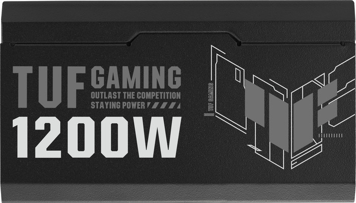 ASUS TUF Gaming 1200W Gold linkerkant