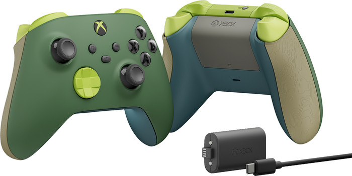 Xbox Series X and S Wireless Controller Remix Sustainable + Play and Charge Kit Main Image