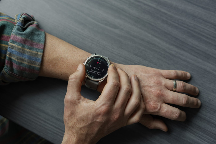 Garmin Fenix 9 Grijs 47mm product in gebruik