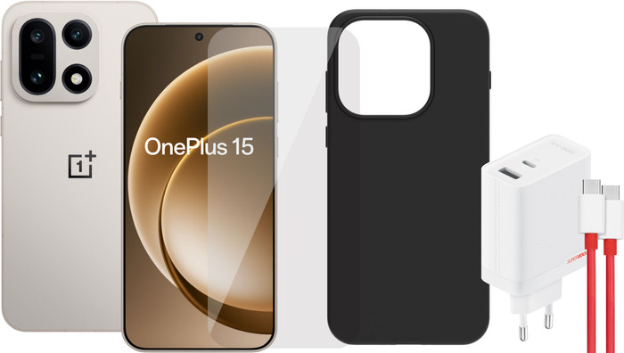 OnePlus 15 512GB Beige 5G + Compleet Accessoirepakket Main Image
