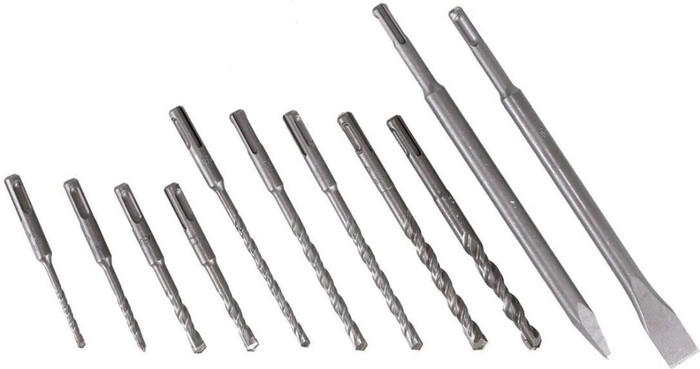 Bosch 11-piece SDS-Plus Drill and Chisel Set in Case null