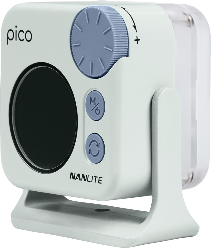 Nanlite Pico LED Mini Pocket Light Mint Blue achterkant