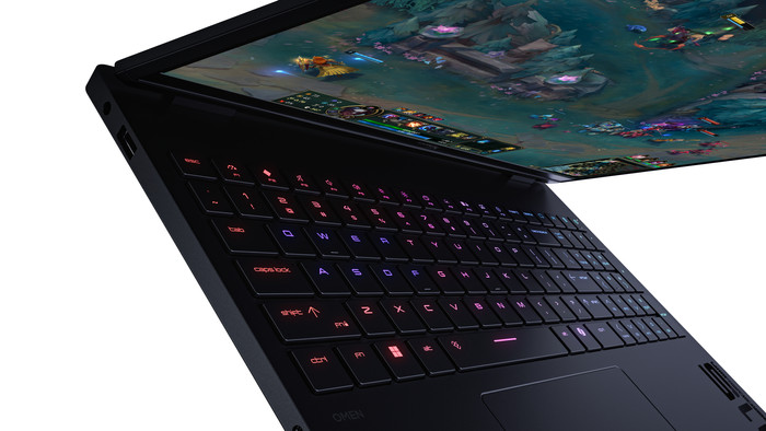 HP HyperX OMEN 15-ga0070nd linkerkant