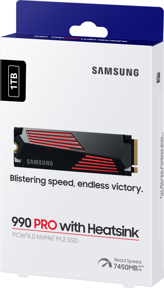 Samsung 990 Pro 1TB Heatsink NVMe SSD null