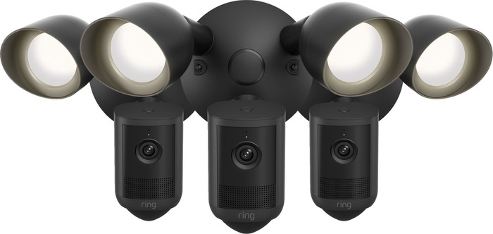Ring Floodlight Camera 2e Generatie Zwart 3-Pack Main Image