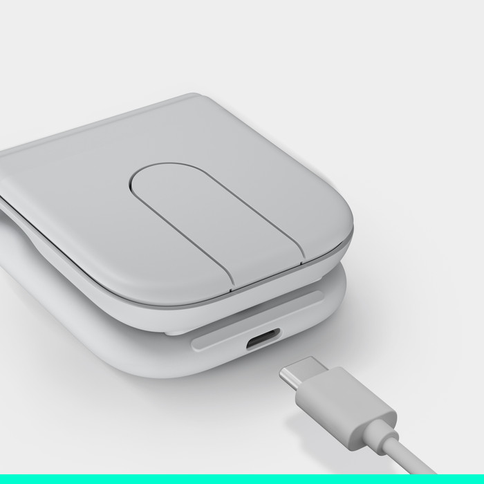 Logitech Mobi Fold Muis Off-White visual leverancier