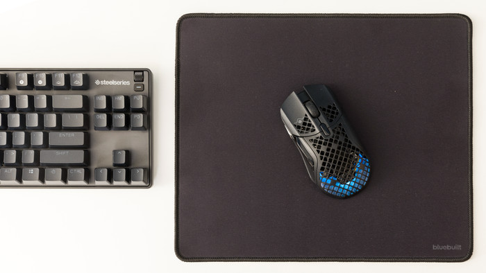 BlueBuilt Gaming Muismat L 27 x 32 cm product in gebruik