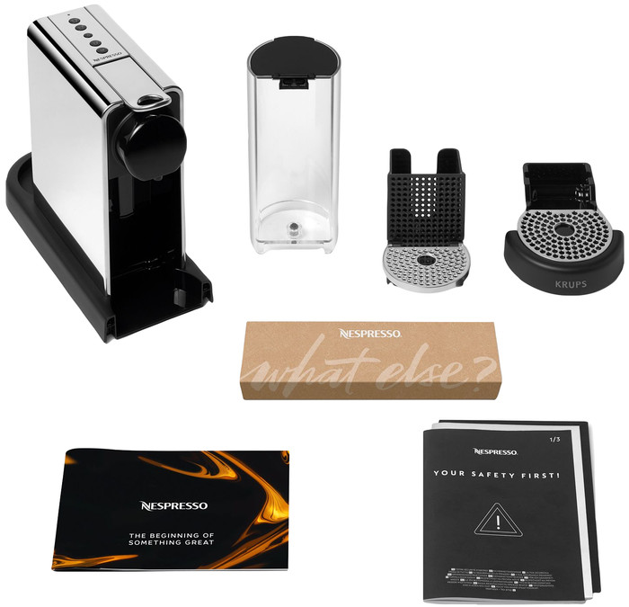 Krups Nespresso CitiZ Platinum XN610D Stainless Steel null