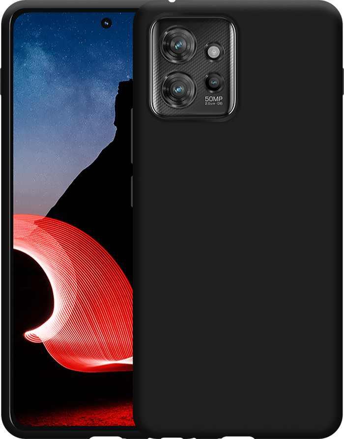 Just in Case Soft Design Motorola ThinkPhone Back Cover Zwart voorkant