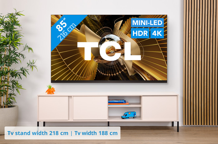 TCL SQD Mini-LED 85 inches X11L (2026) visual Coolblue 1