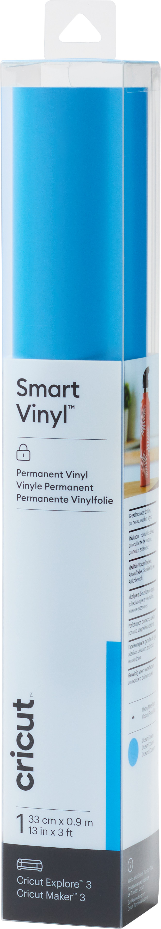 Cricut Smart Vinyl Permanent Oceaanblauw 33x91cm Main Image