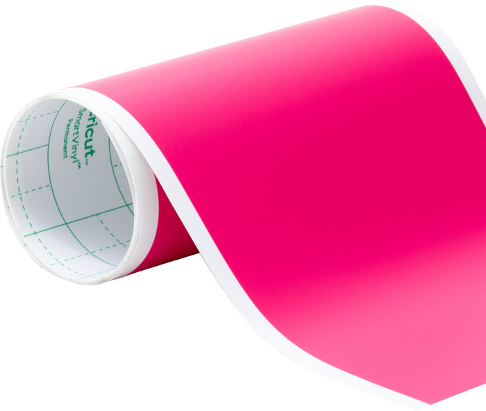 Cricut Smart Vinyl Permanent Joy Matte Party Pink 14x122cm left side