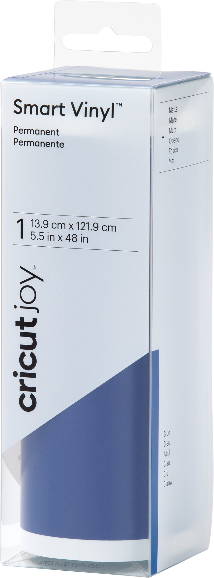 Cricut Smart Vinyl Permanent Joy Matte Blue 14x122cm Main Image