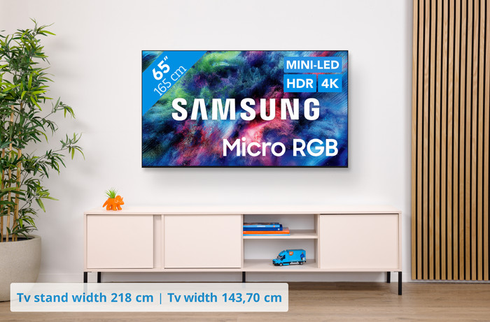 Samsung Micro RGB 65 inches R95H (2026) + Samsung HW-Q930H (2026) visual Coolblue 1