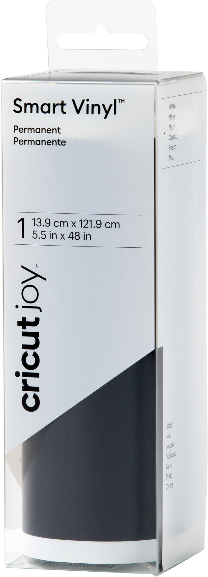 Cricut Smart Vinyl Permanent Joy Matte Black 14x122cm Main Image