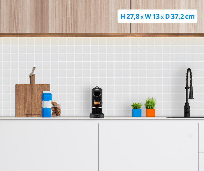Krups Nespresso CitiZ Platinum XN610D Stainless Steel visual Coolblue 1
